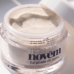 Masque Exfoliant et Hydratant Visage Le Grain de Noix Novëm