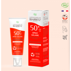 Spray Solaire SPF 50+ Visage et Corps certifié Bio Laboratoires de Biarritz